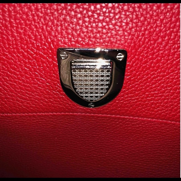 Authentic Christian Dior DIOREVER BAG deep red - Picture 3 of 8